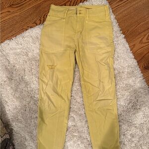 Pilcro Light Yellow Pants